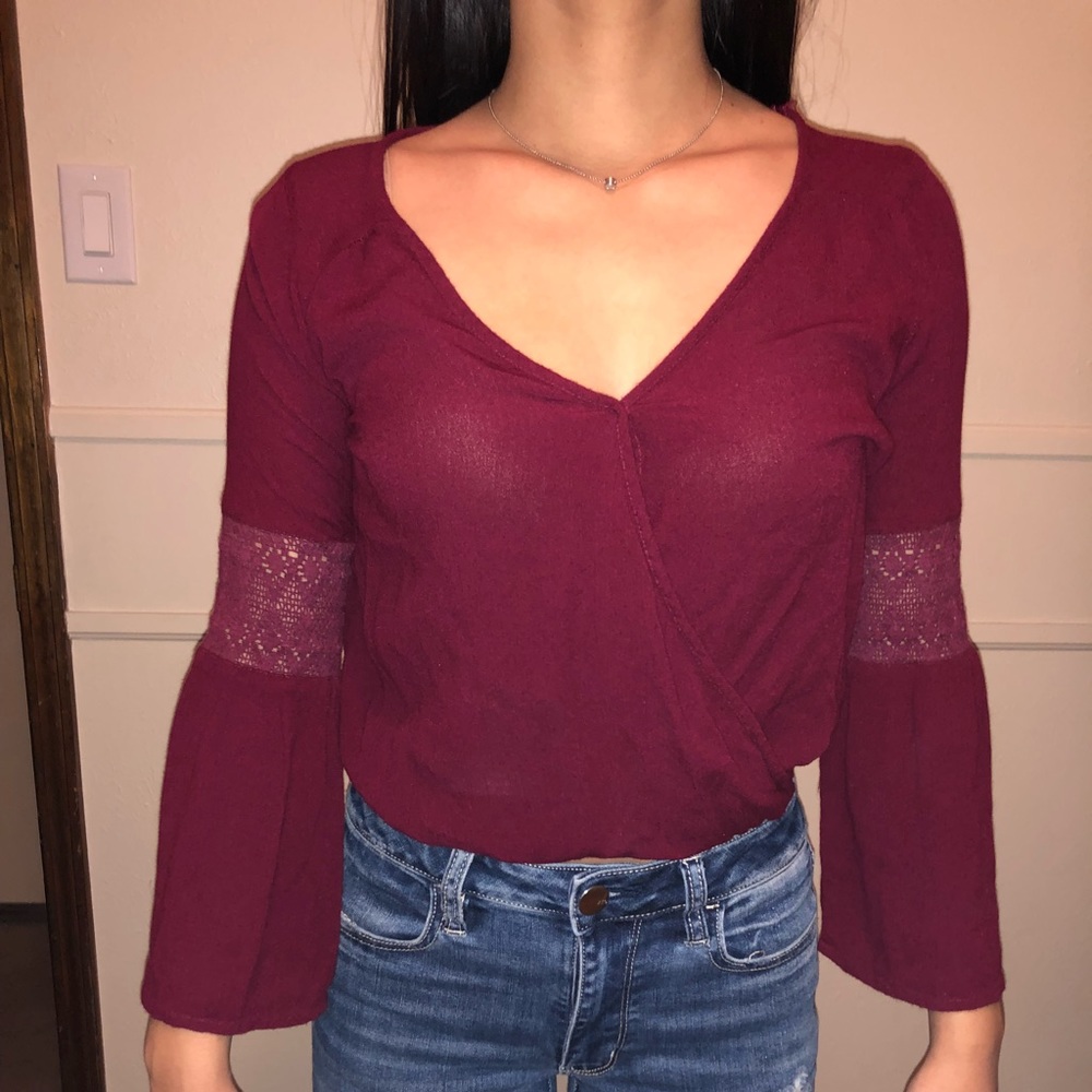 Flowy Maroon shirt